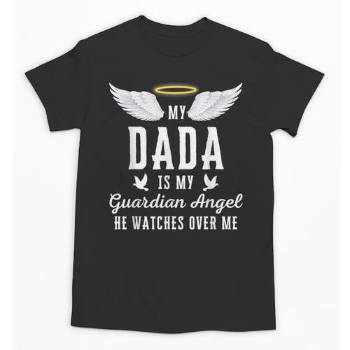 My Dada Is My Guardian Angel In Loving Memorial Memory Tee Unisex T-Shirt - Easessy