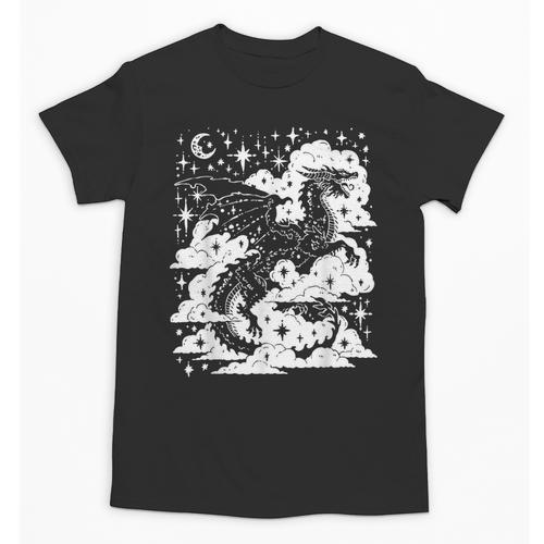 Dark Academia Fantasy Dragon Book Lover Bookish Goblincore Unisex T-Shirt - Bookorys UK