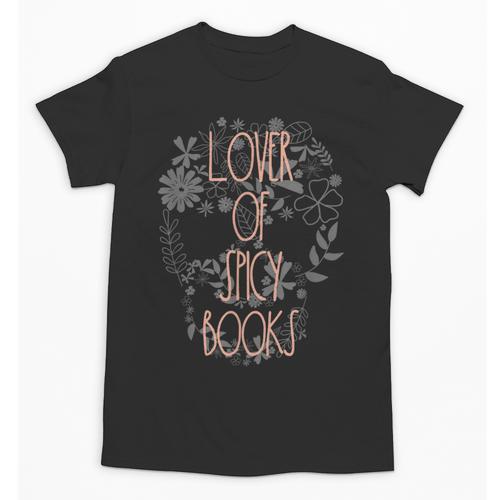 Dark Romance Book Lover Women Read Spicy Books Skeleton Dibs Unisex T-Shirt - Bookorys