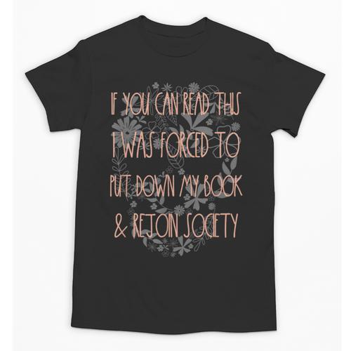 Dark Romance Put Down My Book Spicy Bookish Merch Romantasy Unisex T-Shirt - Bookorys