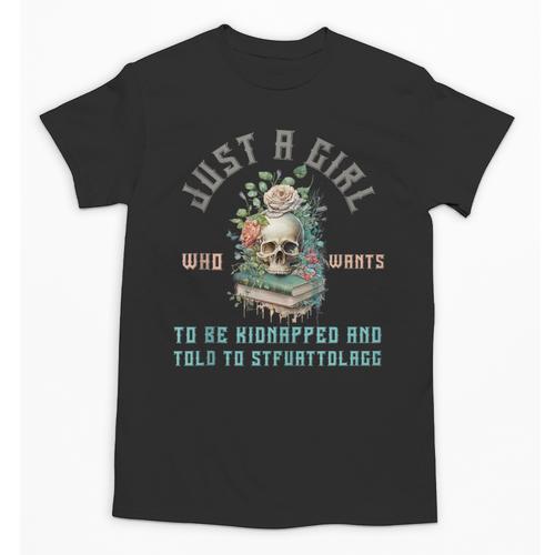 Dark Romance Women STFUATTDLAGG Smutt Book Merch Good Girl Unisex T-Shirt - Bookorys