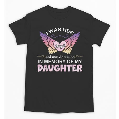 Daughter Angel In My Memory Cute Family Remembrance Match Unisex T-Shirt - Easessy