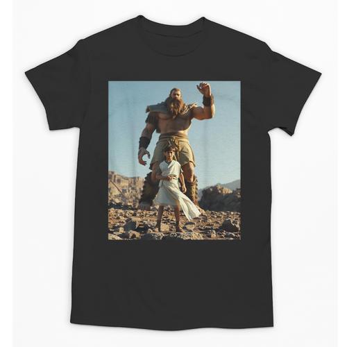 David And Goliath Bible Book Of Samuel King David Unisex T-Shirt - Bookorys DE