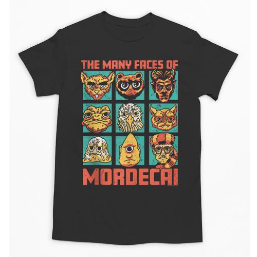 DCC Many Faces Of Mordecai Grid Gamer Series Book Unisex T-Shirt - Bookorys