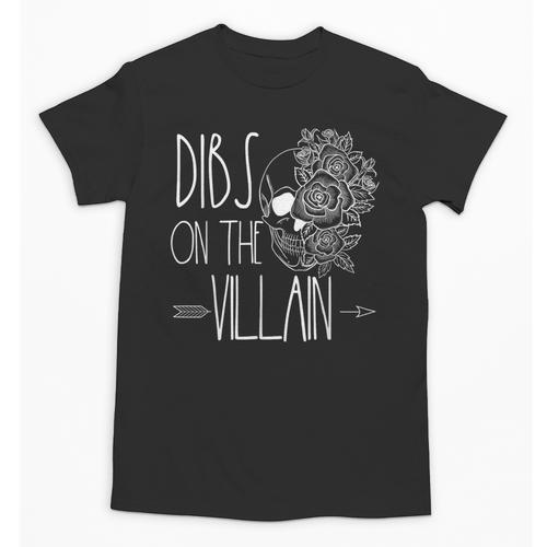 Dibs On The Villain Spicy Books Women Smutty Merch Romantasy Unisex T-Shirt - Bookorys UK