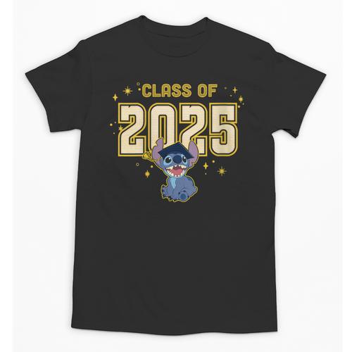 Disney Lilo & Stitch Graduation 2025 Stitch Collegiate Unisex T-Shirt - Best Gift Smart