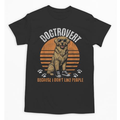 Dogtrovert Definition For Introvert Dog Lovers Unisex T-Shirt - Raresse