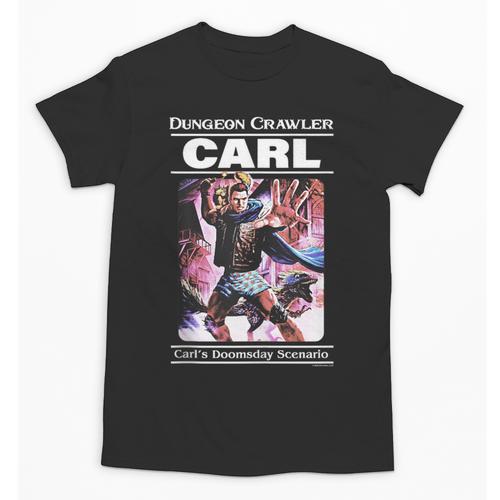 Dungeon Crawler Carl Vintage Paperback Illustration Book Unisex T-Shirt - Bookorys CA