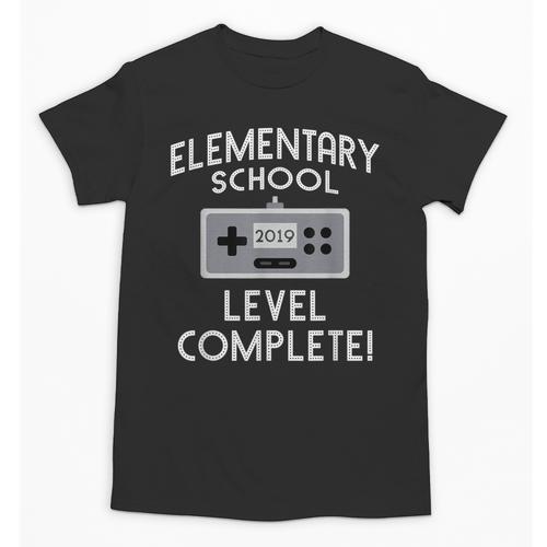 Elementary School Graduation Level Complete Gamer Unisex T-Shirt - Best Gift Smart