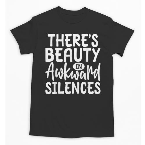 Embracing Awkward Silences Introvert Humor Antisocial Unisex T-Shirt - Raresse