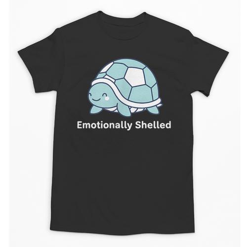 Emotionally Shelled Turtle Introvert Turtle Tee Unisex T-Shirt - Raresse