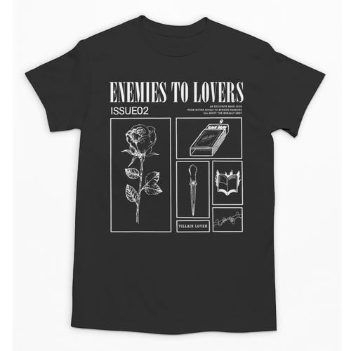Enemies To Lovers Morally Grey Book Lover Romantasy Bookish Unisex T-Shirt - Bookorys