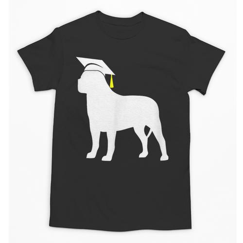 English Mastiff Graduation Dog Graduate Unisex T-Shirt - Best Gift Smart