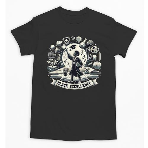 Excellence Graduation Black History Month Inspiring Unisex T-Shirt - Best Gift Smart