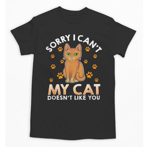 Excuse For Introverts My Cat Doesnt Like You Cat Unisex T-Shirt - Raresse