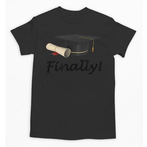 Finally I'm Graduate Graduation Unisex T-Shirt - Best Gift Smart
