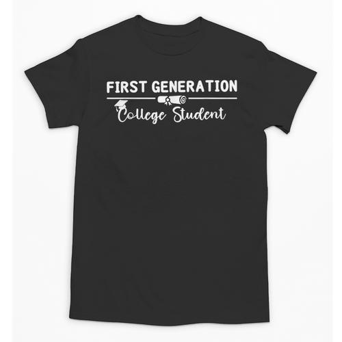 First Generation College Student Graduate Graduation Unisex T-Shirt - Best Gift Smart