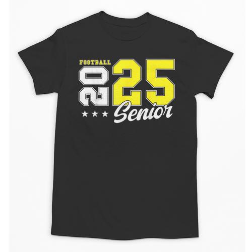 Football Senior Night Football Senior 2025 Graduation 55 Unisex T-Shirt - Best Gift Smart