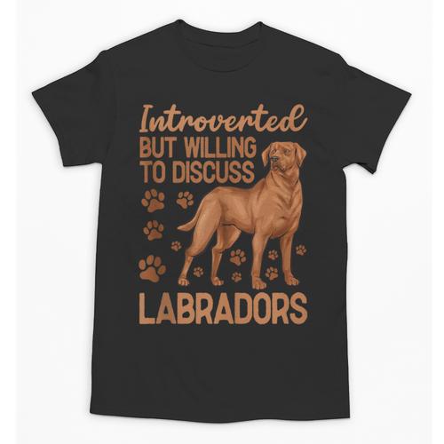 Fox Red Labrador Retriever Introvert Foxred Lab Unisex T-Shirt - Raresse