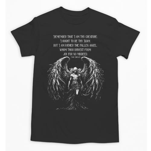 Frankenstein Quote Mary Shelley's Book For Men And Women Unisex T-Shirt - Bookorys UK