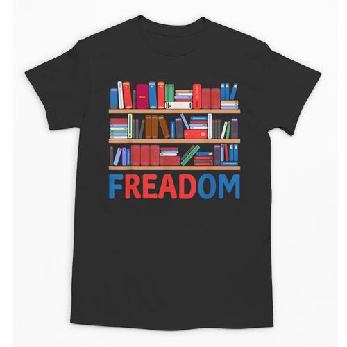 Freadom To Read Book Lover Reading Freedom Unisex T-Shirt - Bookorys UK