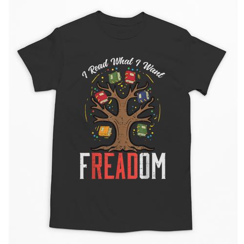 Freadom Tree Read Reading Librarian Book Across America Unisex T-Shirt - Bookorys UK