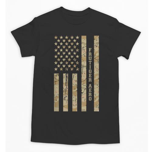 Frutiger Aero Aesthetic Retro Tech Desert Camo Distressed Unisex T-Shirt - Figerry