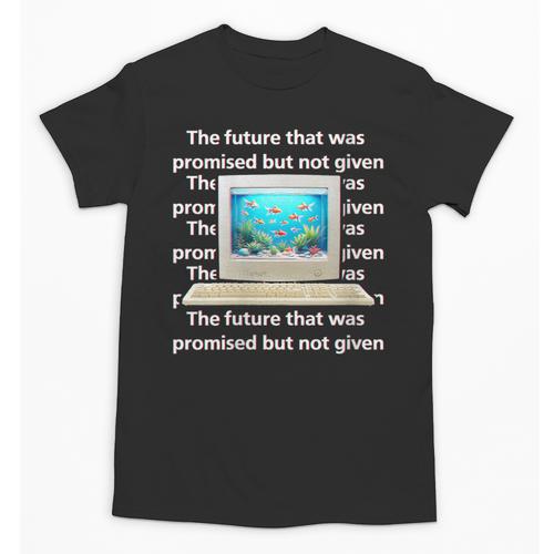Frutiger Aero Aesthetic Tech The Future That Was Promised Unisex T-Shirt - Figerry