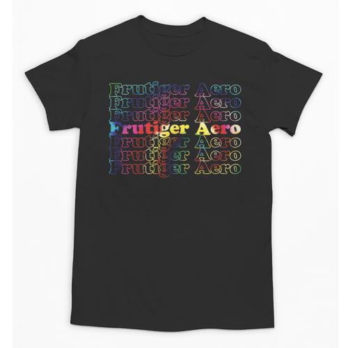 Frutiger Aero Graphic Er Tie Dye Unisex T-Shirt - Figerry