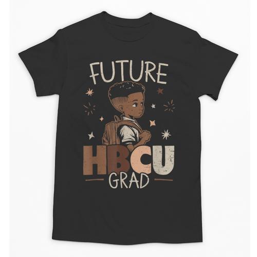 Future HBCU Grad Graduate Afro Boy College Graduation Unisex T-Shirt - Best Gift Smart