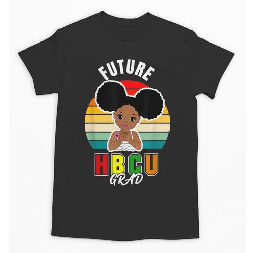 Future HBCU Grad Graduate Afro Girl College Graduation Unisex T-Shirt - Best Gift Smart