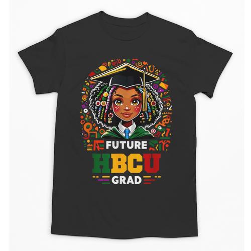 Future HBCU Grad Graduation Students Girl Kids Unisex T-Shirt - Best Gift Smart