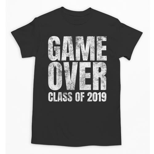 Game Over Class Of 2019 Graduation Senior T-Shirt Unisex T-Shirt - Best Gift Smart