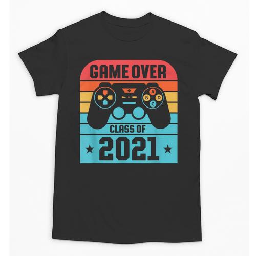Game Over Class Of 2021 Shirt Students Graduation Unisex T-Shirt - Best Gift Smart