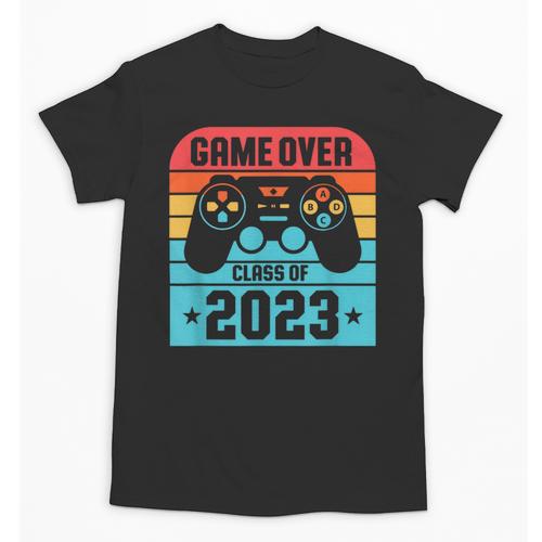 Game Over Class Of 2023 Shirt Students Graduation Unisex T-Shirt - Best Gift Smart