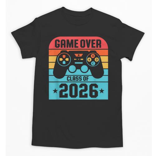 Game Over Class Of 2026 Shirt Students Last Day Graduation Unisex T-Shirt - Best Gift Smart