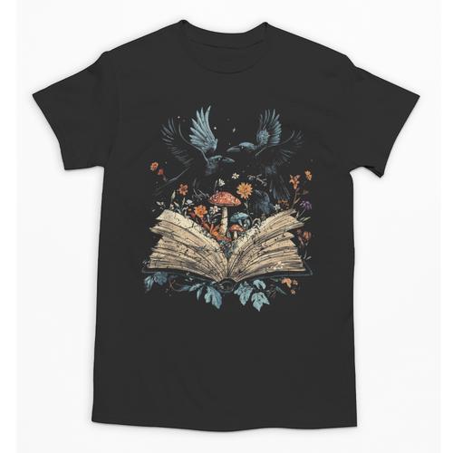 Goblincore Mushroom Cottagecore Aesthetic Book Unisex T-Shirt - Bookorys CA