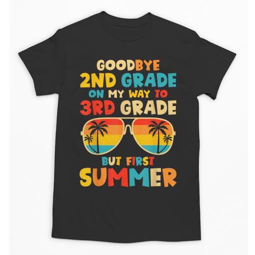 Goodbye 2nd Grade Graduation To 3rd Grade Hello Summer Kids Unisex T-Shirt - Best Gift Smart