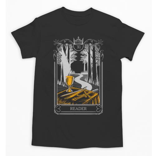 Gothic Book Lover Skeleton Unisex T-Shirt - Bookorys DE