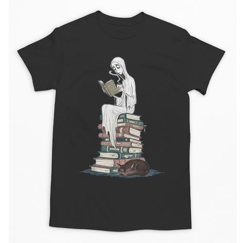 Gothic Librarian Halloween Books Tee For Teachers Unisex T-Shirt - Bookorys UK