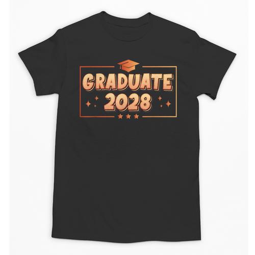Graduate 2028 Class Of 2028 Senior Graduation Unisex T-Shirt - Best Gift Smart