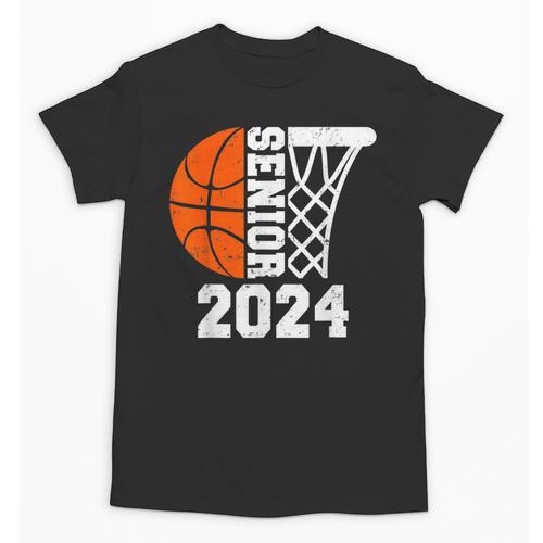 Graduate Senior Class Of 2024 Basketball Player Graduation Unisex T-Shirt - Best Gift Smart