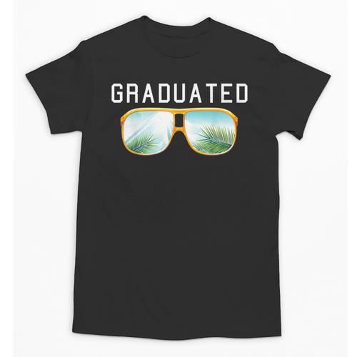 Graduated Graduation Tropical Sunglasses Unisex T-Shirt - Best Gift Smart