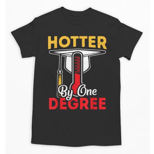 Graduation 2024 Hotter By One Degree Shirt Class Of 24 Unisex T-Shirt - Best Gift Smart