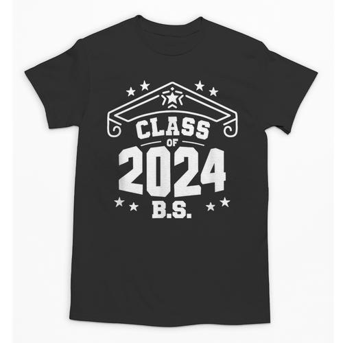 Graduation BS Class Of 2024 Grad Congratulations Graduate Unisex T-Shirt - Best Gift Smart