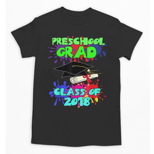 Graduation Class 2018 Cap Gown Shirt Preschool Graduate Unisex T-Shirt - Best Gift Smart