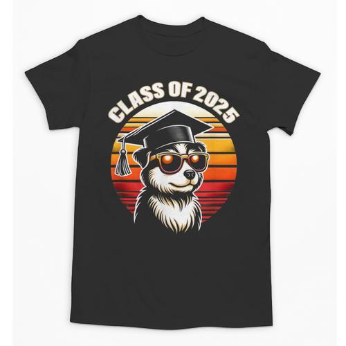 Graduation Day 2025 Graduate Class School Degree College Dog Unisex T-Shirt - Best Gift Smart