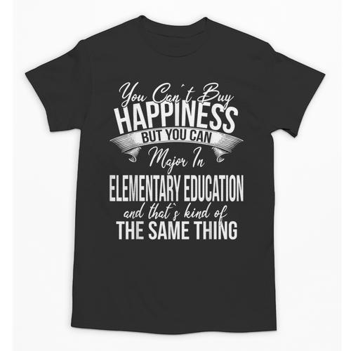 Graduation Elementary Education Major Unisex T-Shirt - Best Gift Smart