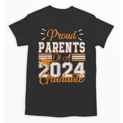 Graduation Proud Parents Of a 2024 Graduate For Mom And Dad Unisex T-Shirt - Best Gift Smart