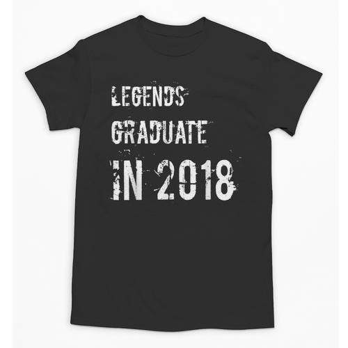 Graduation T Shirts Legends Graduate In 2018 Tee Unisex T-Shirt - Best Gift Smart